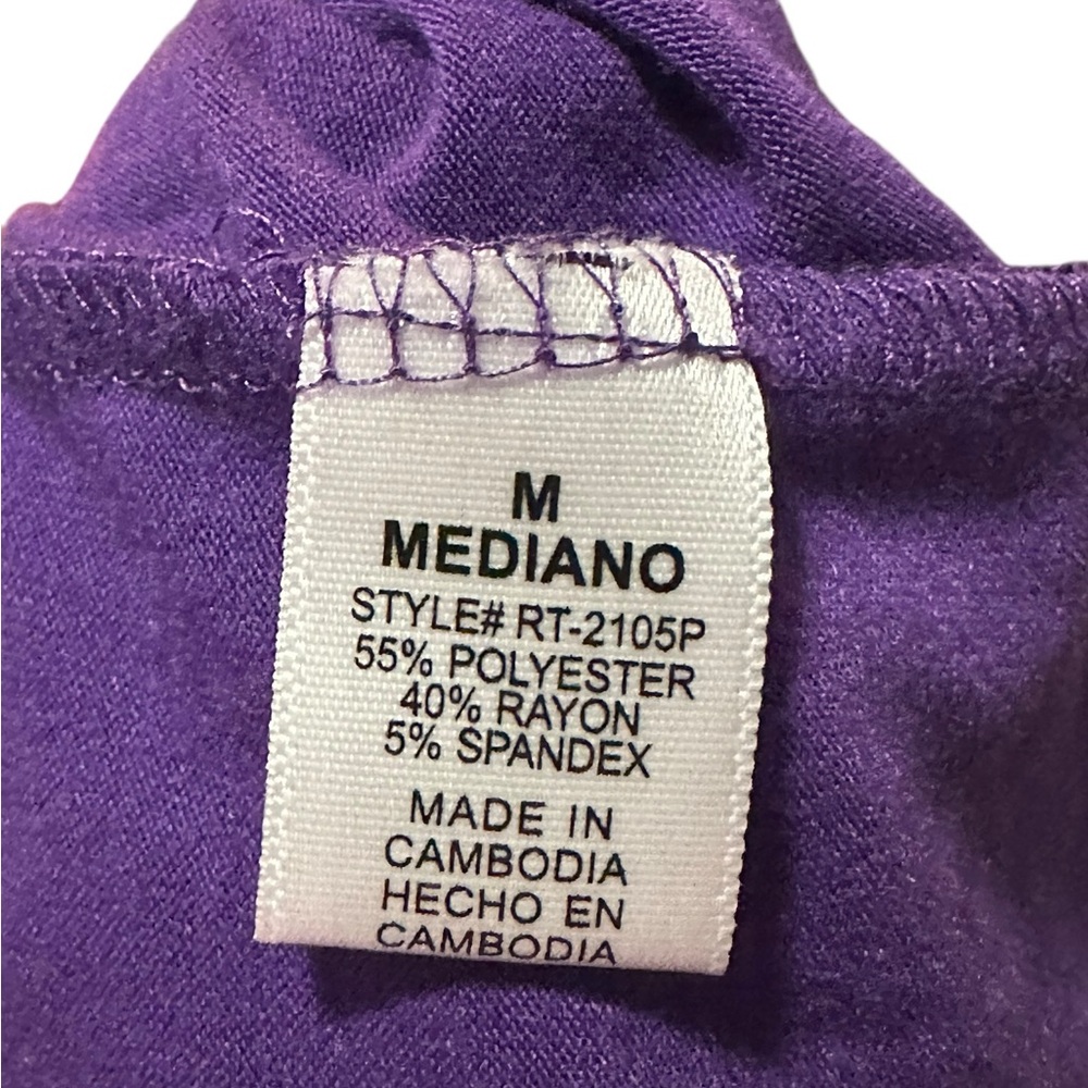 Zenana Outfitters Deep Purple V-Neck Tunic size medium - Picture 6 of 6